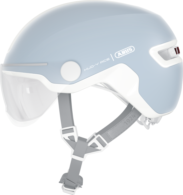 Bike helmet | HUD-Y ACE PURE | with rear LED light | ABUS